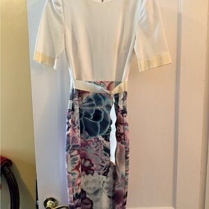 Ted Baker Cream Blouse with Rose Gold Zip